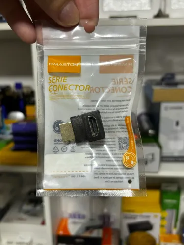 Adaptador Hdmi 90 Graus Em L Macho X Fêmea 1.4 P/ Tv Parede