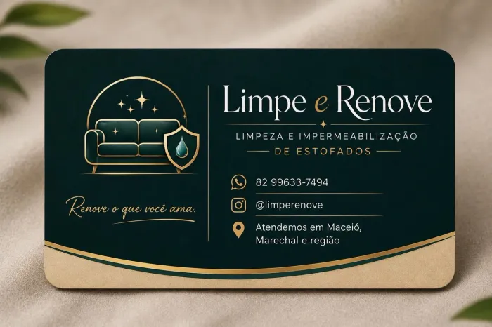 Limpeza de estofados e impermeabilização
