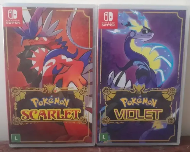Pokemon Scarlet/Pokemon Violet Nintendo Switch Físico Novo Lacrado - Valor unidade
