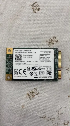 MEMÓRIA SSD 256GB MSATA