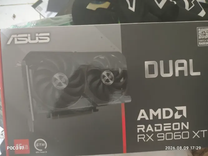 Placa de vídeo Rx9060xt 3 anos de garantia/ sem envio