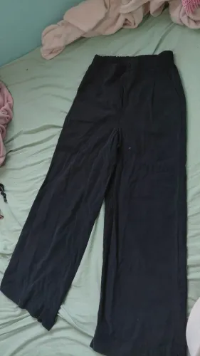 Calça de alfaiataria casual preta