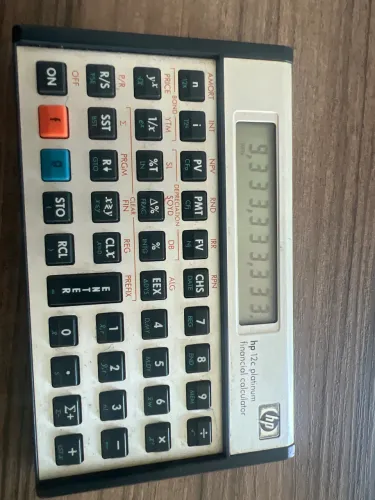 Calculadora hp 12c platinum 