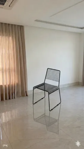 Cadeira Aço Preta 