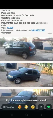 Fiat Palio EX 1.0 MPI 4P 2000
