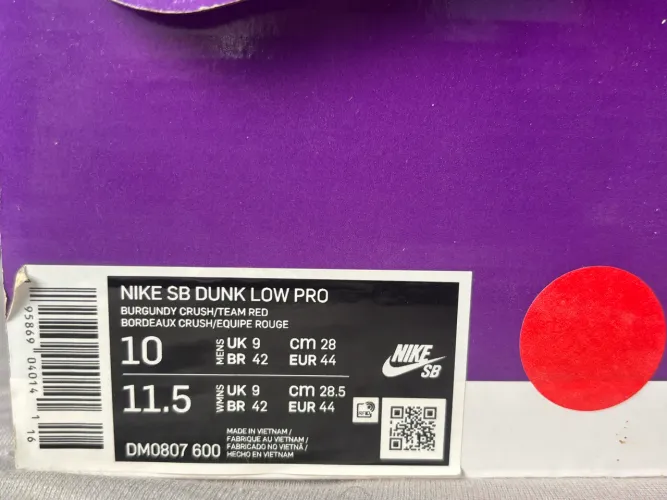 Dunk low sb cherry