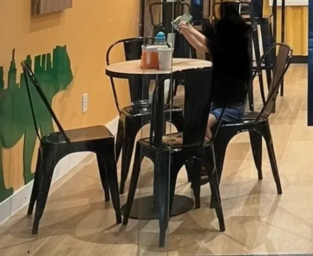 Mesas para lanchonete, restaurante, cafeteria