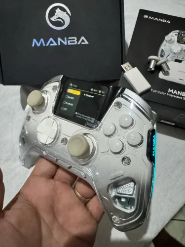 CONTROLE MANBA ONE - BRANCO | EXCELENTE ESTADO