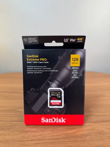 Cartão SD 128GB Extreme Pro Original Sandisk