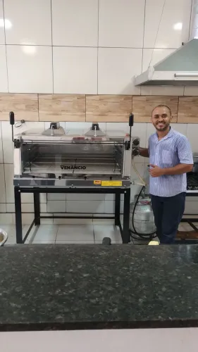 FORNO INDÚSTRIAL A GÁS INOX ROMA FIRI 1.10 CM COM INFRAVERMELHO VENÂNCIO