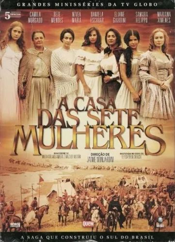 DVD: A Casa das Sete Mulheres (Camila Morgado, Bete Mendes, Nívea Maria, Daniela Escobar)
