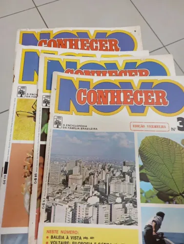 Enciclopédia novo conhecer item raro 4 itens