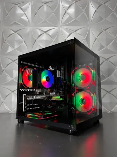 PC Gamer i5 9400F + RX 580 8GB + 16GB | Seminovo, Windows, NF e Garantia
