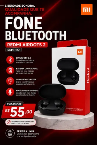 Fone: Redmi AirDots 2