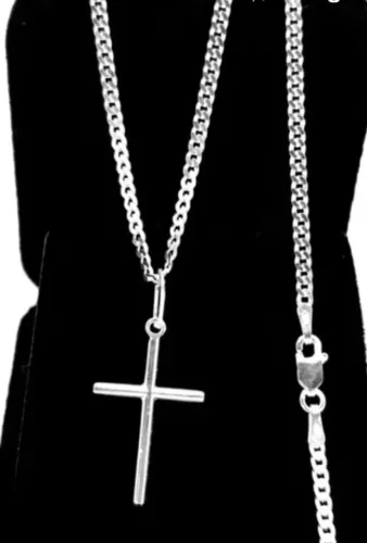 Corrente de Prata 925 com Crucifixo