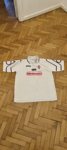 Camisa Fiorentina visitante 1997 Rui Costa
