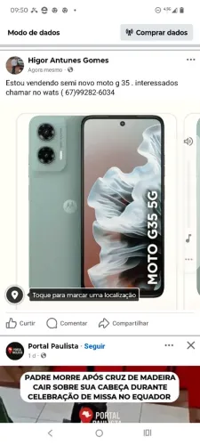 Celular moto g 35 
