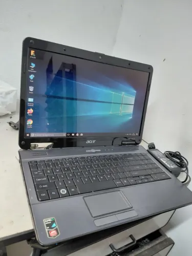 Notebook Acer Processador Athlon Ram 4GB Hd 160 Tela 15.6 Funciona Tudo