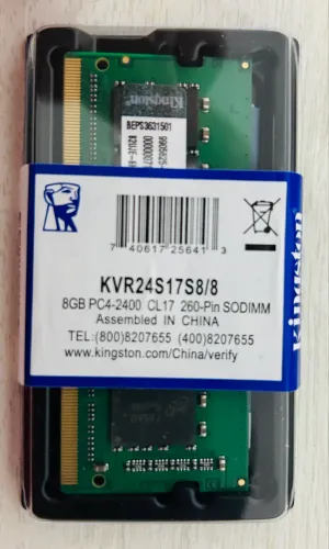 Memória DDR4 8gb 2400mhz Kingston Lacrada 