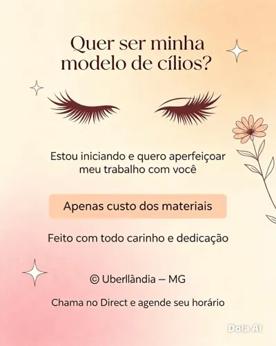 Extensão de cílios 