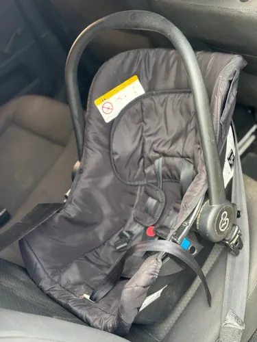 CADEIRA BEBE CONFORTO GRID BLACK COM BASE PARA CARRO