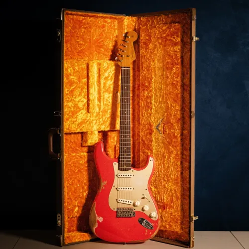  Fender Stratocaster Custom Shop Limited Edition HVY Relic ?59 Roasted Aged Fiesta Red 
