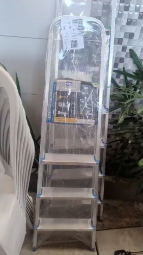 ESCADAS EM ALUMINIO 3 DEGRAUS