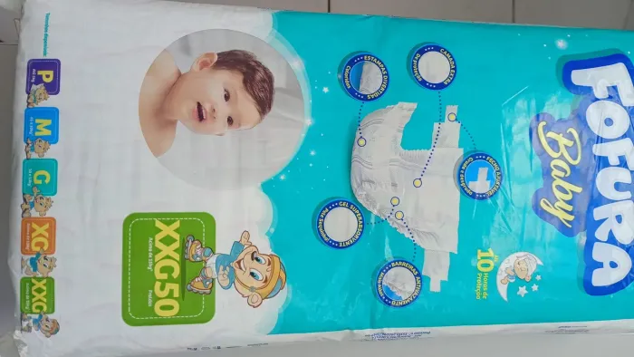 Fraldas Tam XXG com excelente absorção