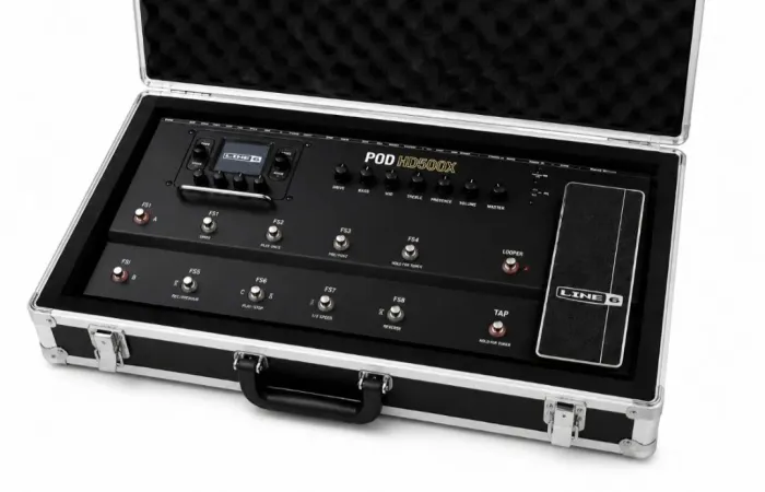 Pedaleira para Guitarra - Line 6 POD HD500X com Case Personalizada