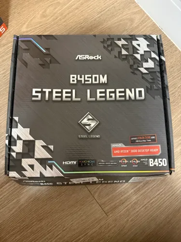 Placa mãe B450m steel legend