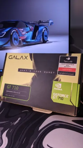 Placa de Vídeo Galax GeForce GT 710, 2GB, DDR3, 64 bits