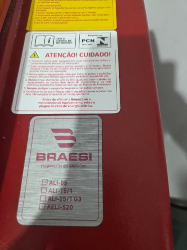 Amassadeira Semi Rapida 5Kg Ali-05/1 vai com 16 formas Style Bivolt - Braesi