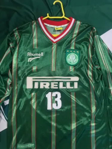 Camisa manga longa de jogo do Palmeiras 2001