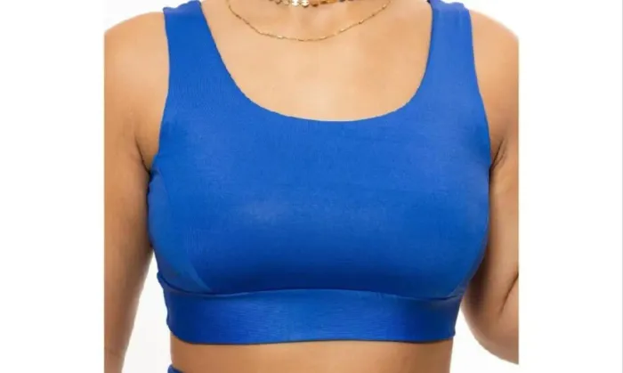 Top azul fitness academia G
