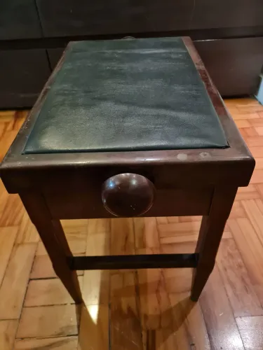 Banqueta Piano Fritz Dobbert anos 50 impecável forro novo 