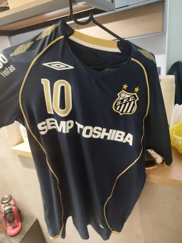 Camisa oficial do Santos F.C.2008 , número 10 da época (Mao Molina)