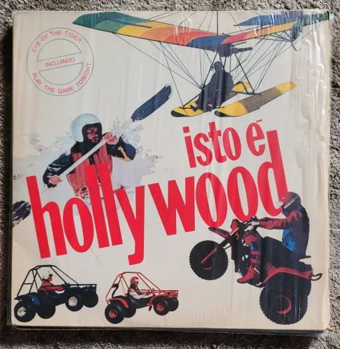 Lp Isto é Hollywood, coletânea de rock anos, incluindo Eyes of the Tiger. bom estado