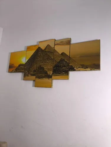 Quadro Decorativo Mosaico / Painel - Pirâmides do Egito