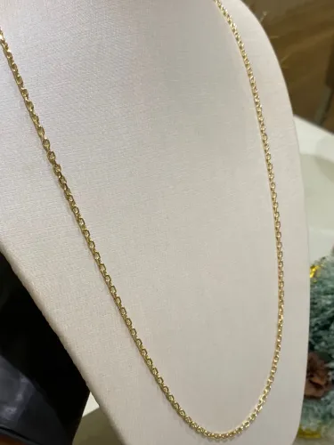 Corrente de Ouro 18k 20,4g - 70cm - Cartier Facetada