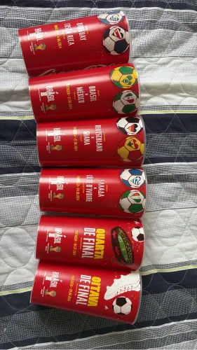 Copos da copa do mundo - Coca cola 2014