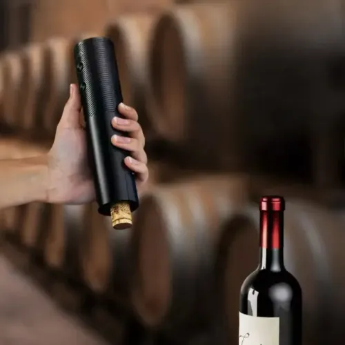 Abridor de Garrafa Vinho Elétrico Recarregável USB-C