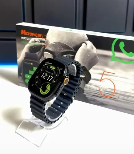 Smartwatch Relógio Ultra 5 Pro Microwear Responde Mensagem Atacado e Varejo