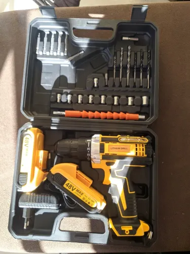 Maleta Furadeira + 2 Baterias