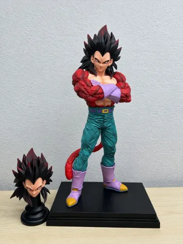 Action Figure Vegeta super Sayajin 4 - 32 cm - detalhes perfeito