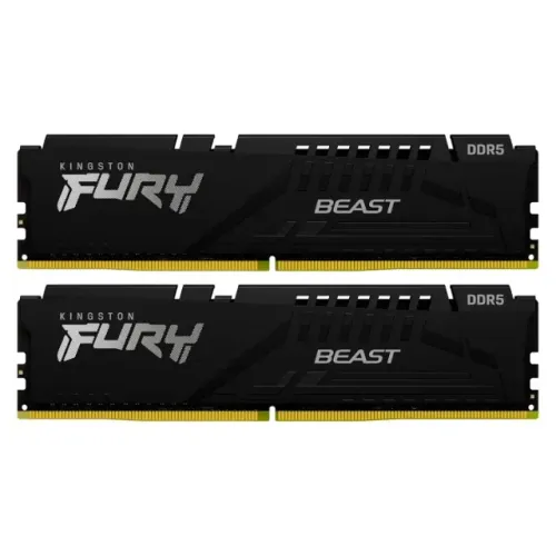 Memória RAM 32GB (2x16GB) DDR5 5200MHz CL32 - Kingston FURY Beast Black