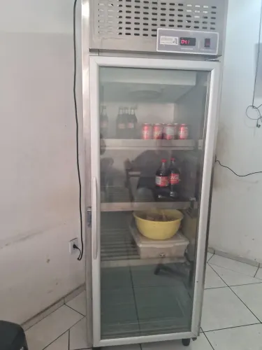 Freezer vertical exposição