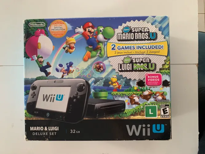 Nintendo Wii U na caixa