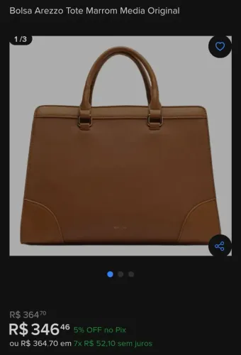 Arezzo bolsa
