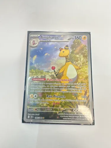 Carta Pokémon estágio dois Ampharos