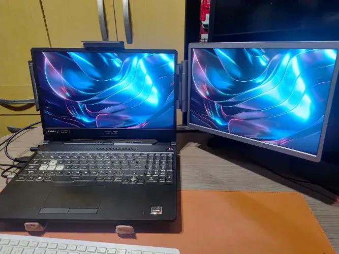 Monitor Portátil 14 Polegadas Extensor Segunda Tela Para Notebook 2K Som Embutido